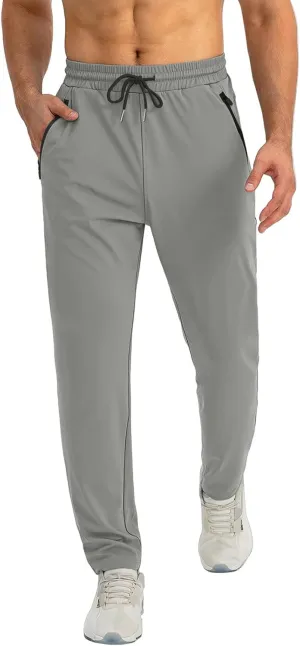 2025 Men's Casual Pants Drawstring Zipper Breathable Cotton Pants