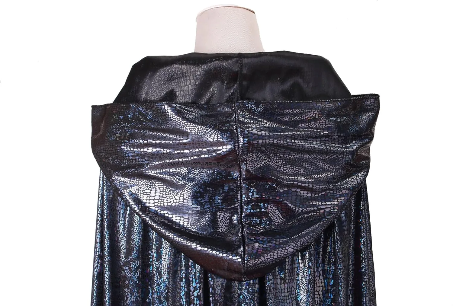 Adult Halloween Hooded Cloak Christmas Party Shiny Cape Cosplay Costumes