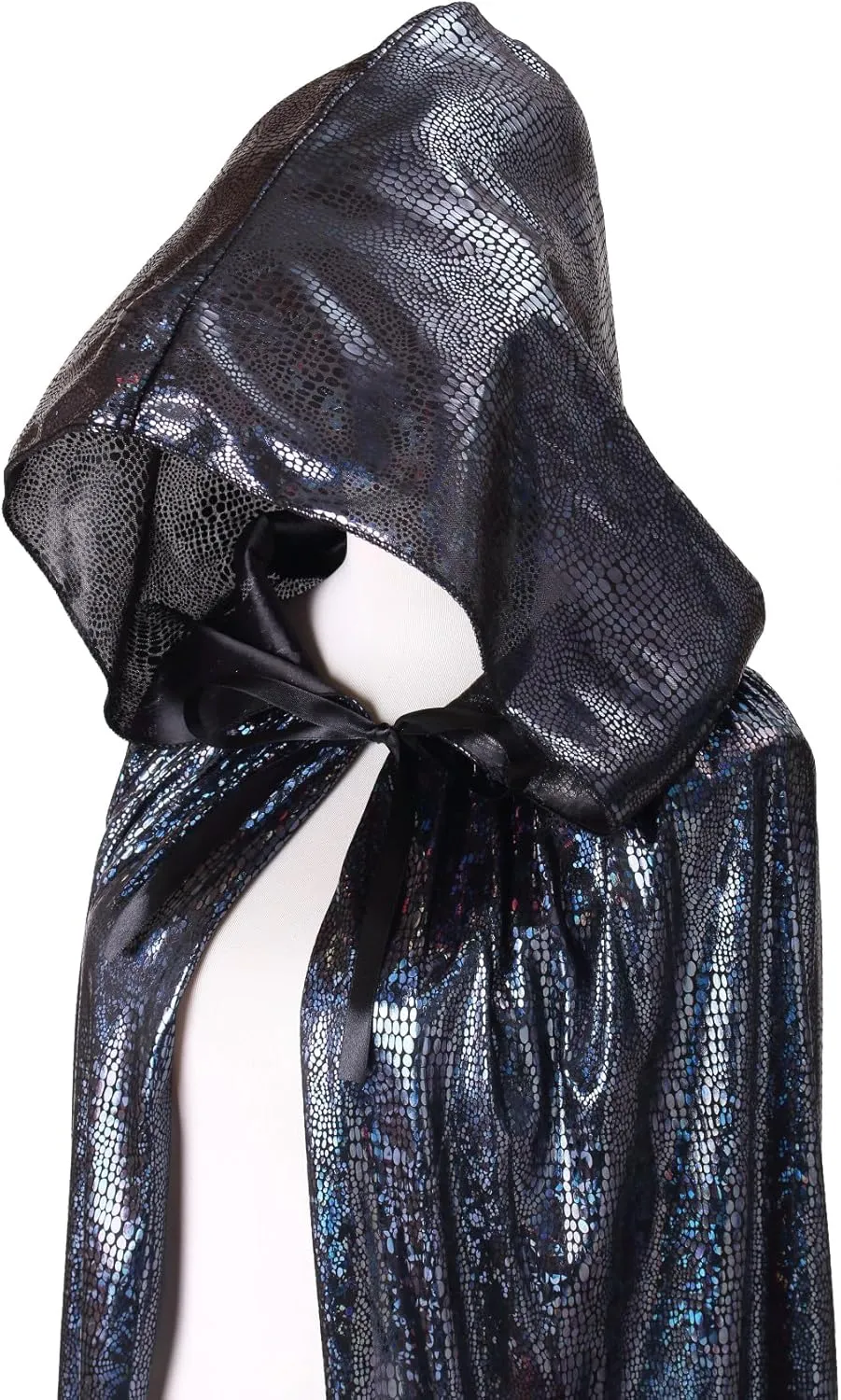 Adult Halloween Hooded Cloak Christmas Party Shiny Cape Cosplay Costumes
