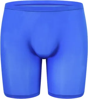 Andongnywell Men's boxer shorts one-piece ice silk boxer transparent sexy panties Knickers underpants