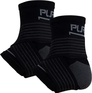 Ankle Brace Support Stabilizer  Compression Sleeve, Adjustable  Great for Running, Tennis, Sprains, Volleyball