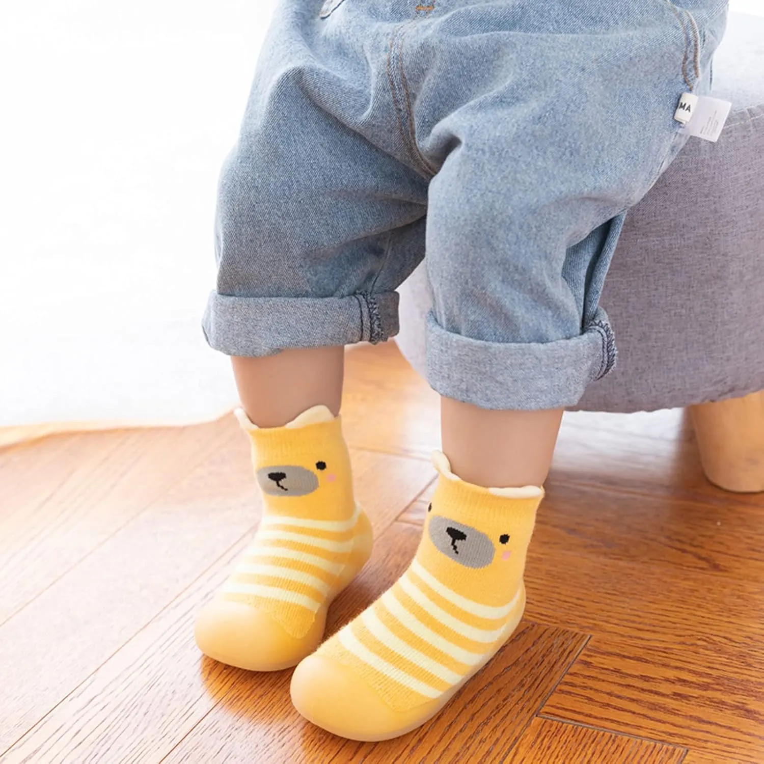 Baby Girl Shoes,Kids Toddler Baby Boys Girls Solid Warm Knit Soft Sole Rubber Shoes Sock Slipper Stocking Girls Shoes