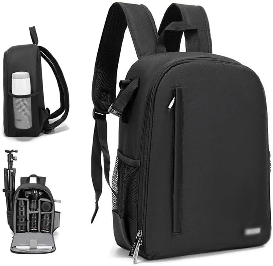 Bag Canvas Shoulder Lar Capacity Photography Backpack Camera Universal Photography Backpack SLR Camera