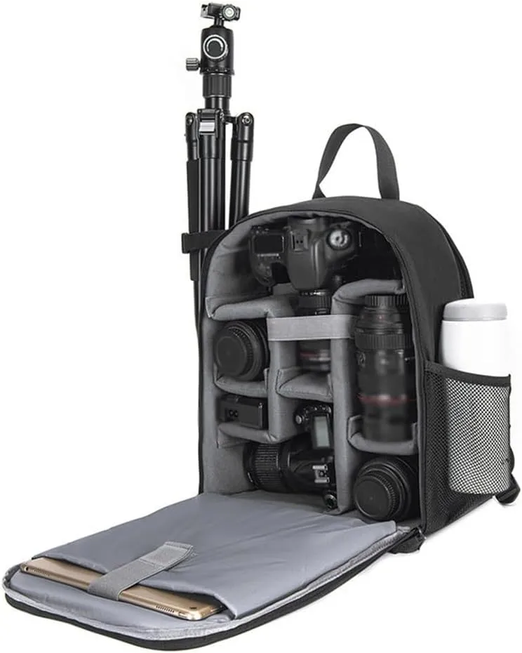 Bag Canvas Shoulder Lar Capacity Photography Backpack Camera Universal Photography Backpack SLR Camera
