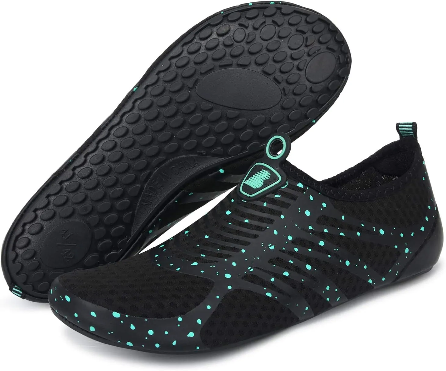 BARERUN Barefoot Water Shoes for Women Men Quick-Dry Aqua Socks for Swim Beach Pool Surf Yoga Boat Travel Non Slip Indoor Outdoor Walking Shoes