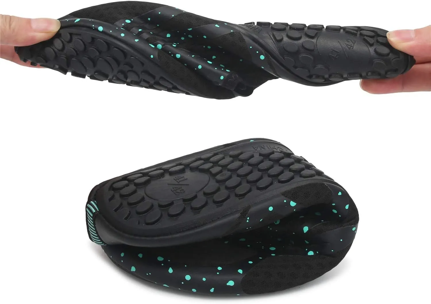 BARERUN Barefoot Water Shoes for Women Men Quick-Dry Aqua Socks for Swim Beach Pool Surf Yoga Boat Travel Non Slip Indoor Outdoor Walking Shoes