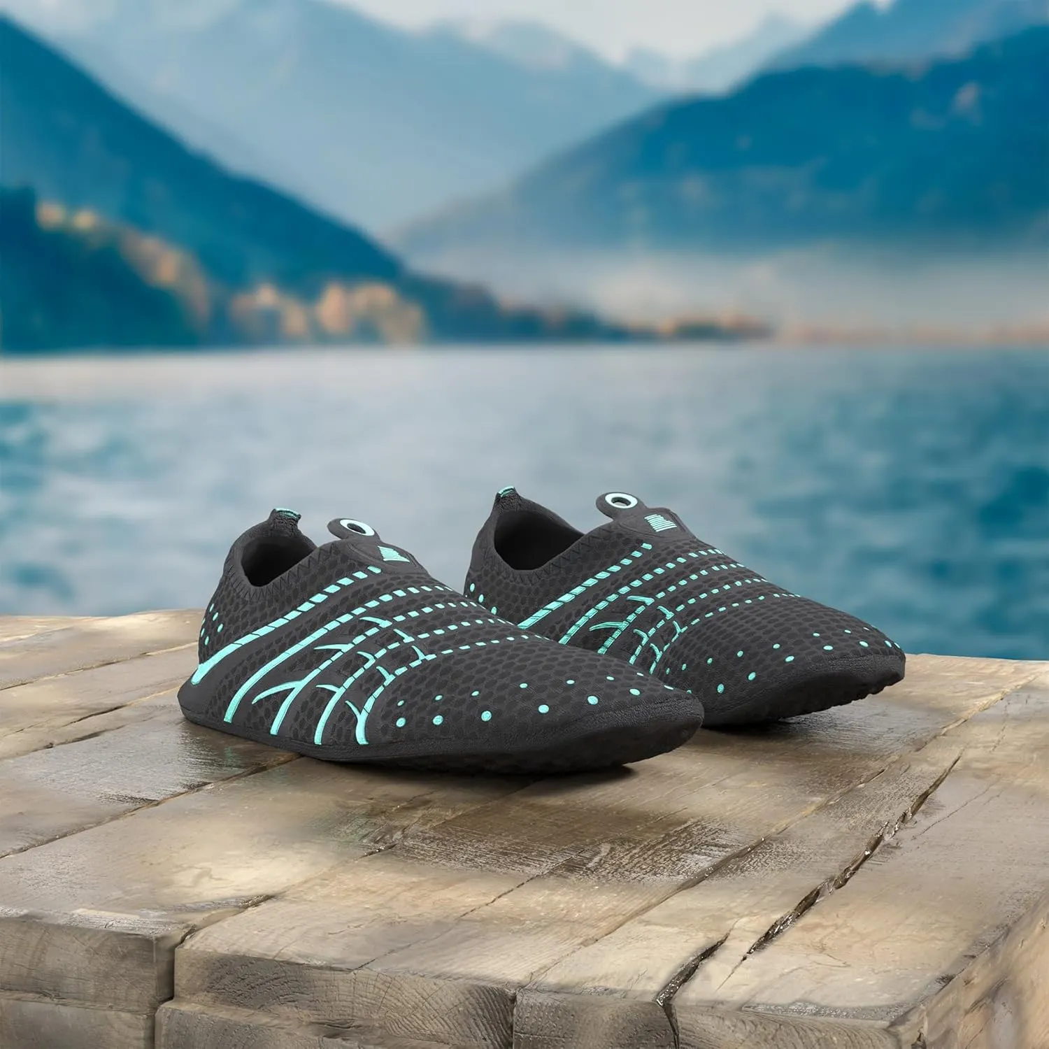 BARERUN Barefoot Water Shoes for Women Men Quick-Dry Aqua Socks for Swim Beach Pool Surf Yoga Boat Travel Non Slip Indoor Outdoor Walking Shoes