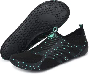 BARERUN Barefoot Water Shoes for Women Men Quick-Dry Aqua Socks for Swim Beach Pool Surf Yoga Boat Travel Non Slip Indoor Outdoor Walking Shoes