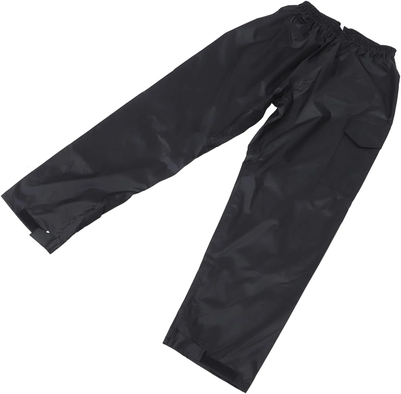 BESPORTBLE Waterproof Rain Pants for Women Breathable Double-Layer Light for Outdoor Activities Black