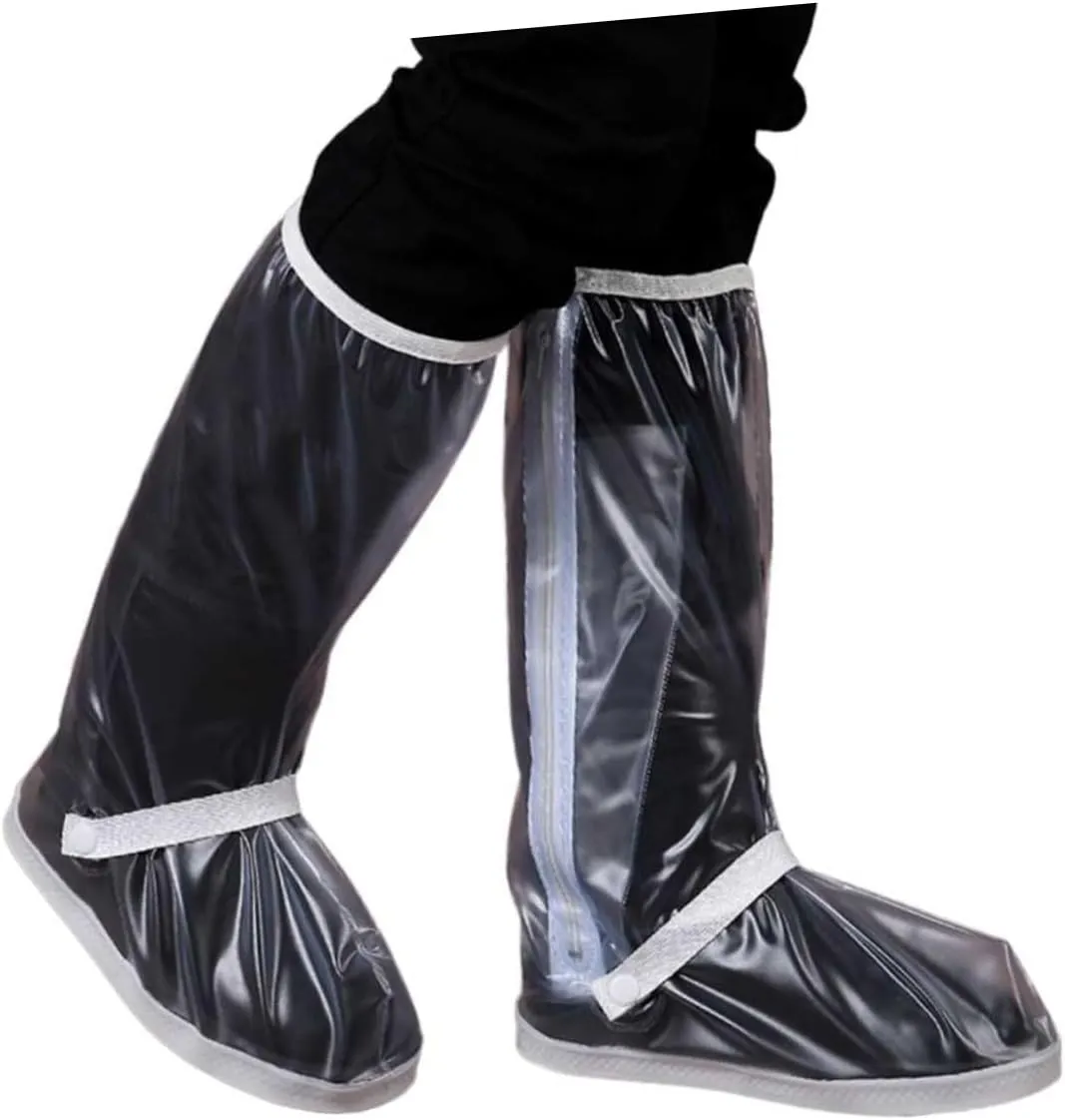 BESTYASH Rain Boots for Women Men Waterproof Rain Shoes Reusable Non-slip Sole Easy to Install and Carry