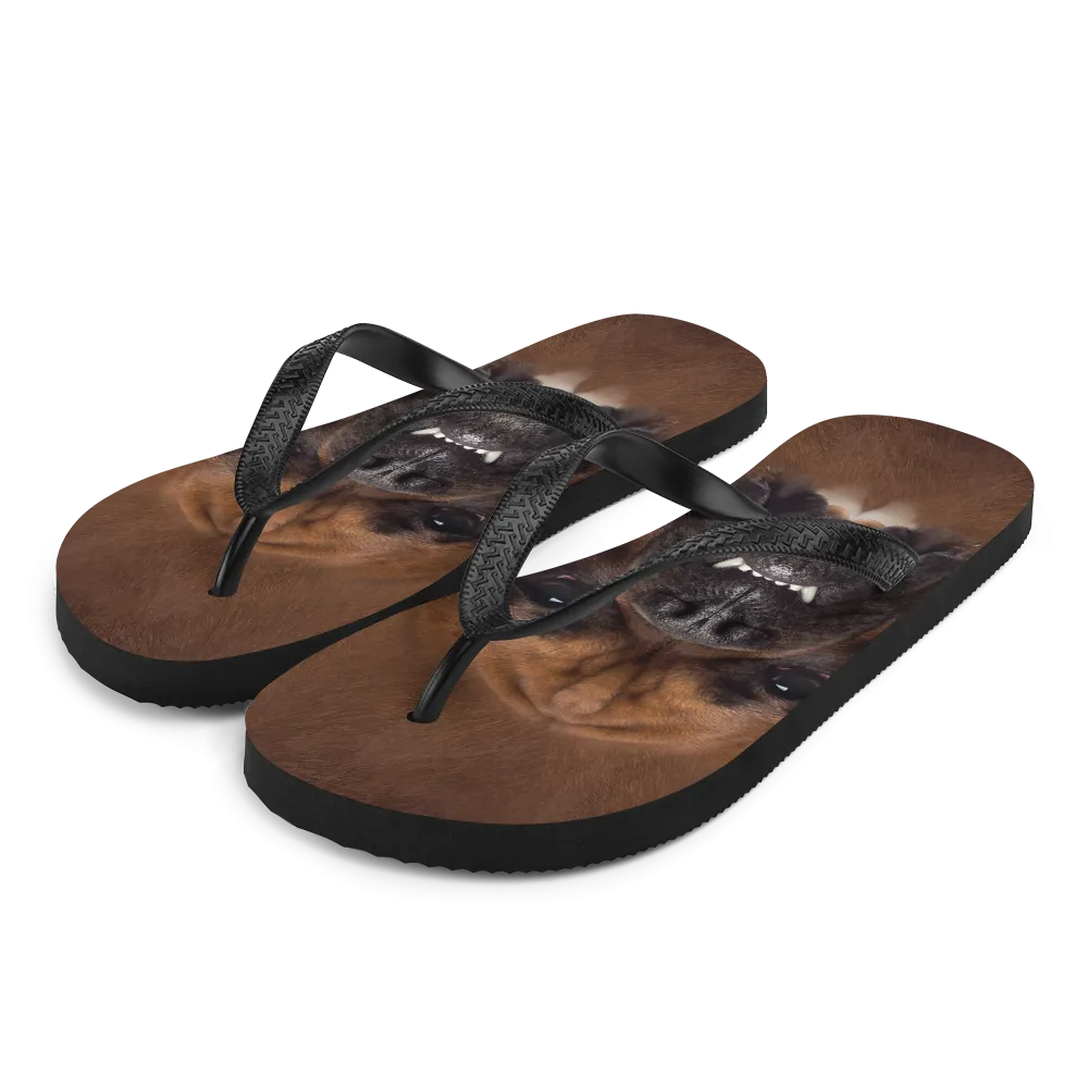 Boxer Dog Flip-Flops