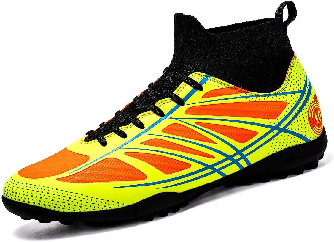 Breathable Men's Sports Football Shoes, Lightweight and Professional Nail Shoes