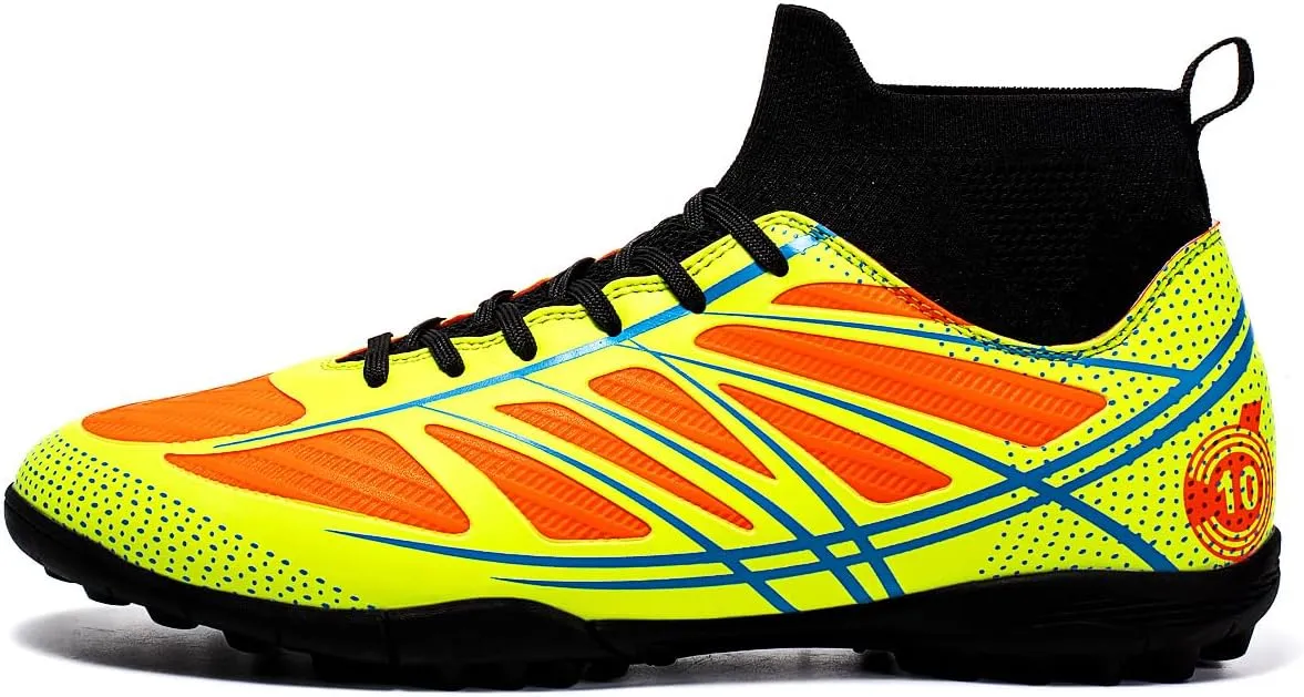 Breathable Men's Sports Football Shoes, Lightweight and Professional Nail Shoes