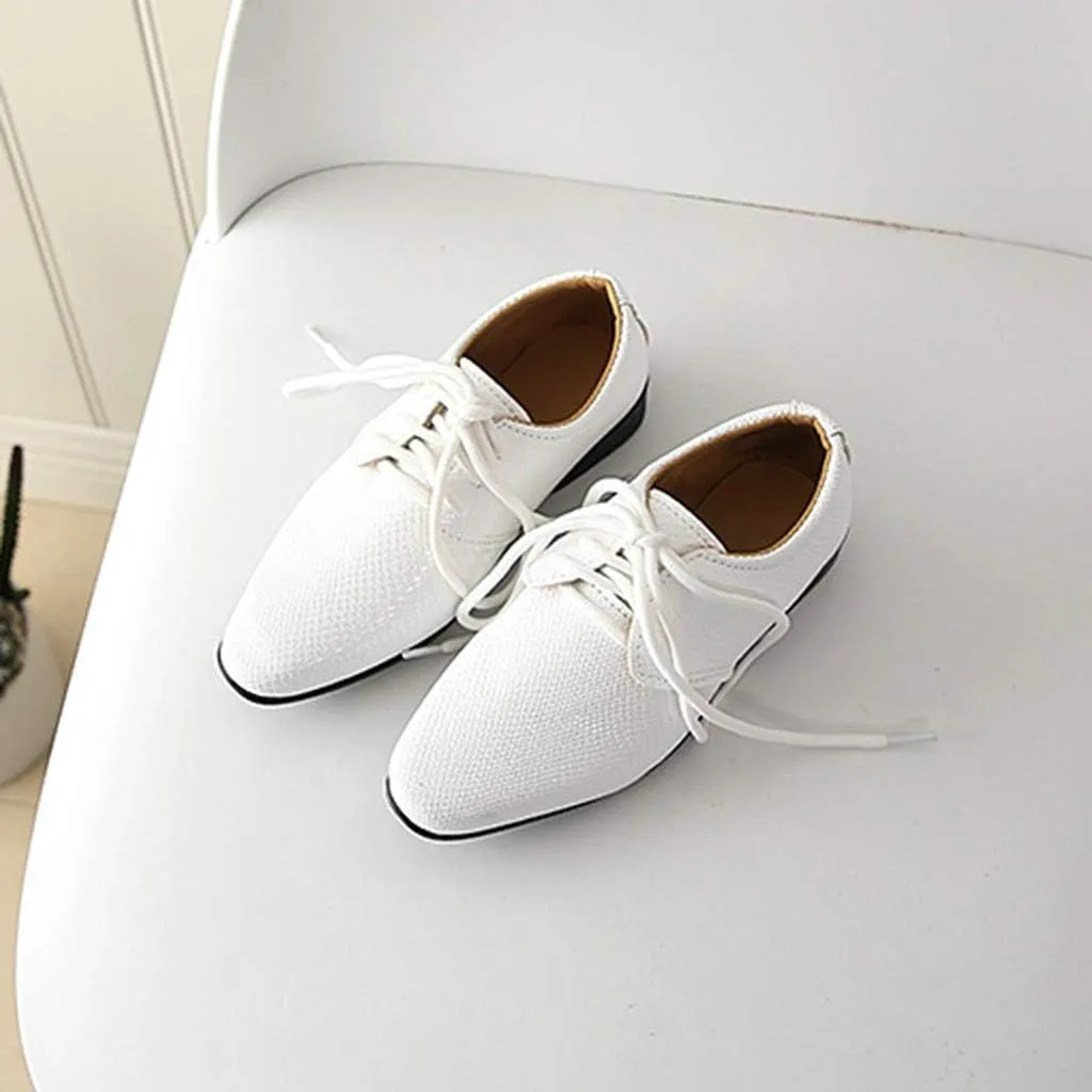Children Infant British Perform Student Style Baby Casual Shoes Kids Boys Baby Shoes First Walking Shoes for Baby Girls