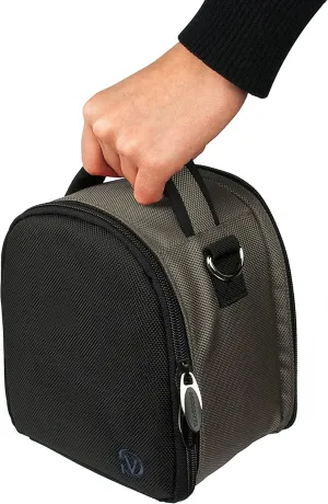 eBigValue Grey Slim Holster Carrying Camera Bag Case for Canon Power Shot Point and Shoot Digital Camera