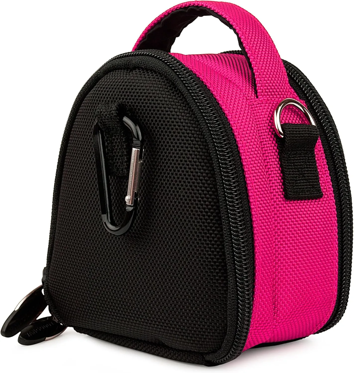 eBigValue hot pink camera bag carrying case for cyber shot dsc h55 dsc h70 dsc hx7v dsc t99 dsc t110 dsc tx5 dsc tx9 dsc tx10 dsc tx55 dsc tx100v dsc w510 dsc w530 and pink 6 inch mini tripod