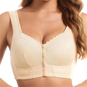 Evybliss Moona Bra - Front Closure Breathable Bra for Seniors