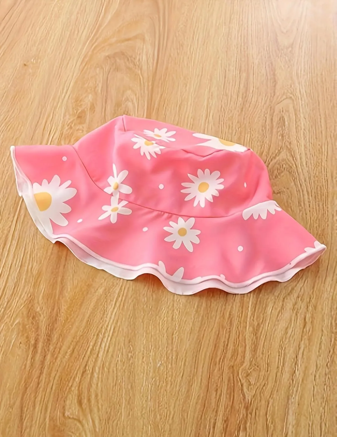 Girls Summer Dress with Hat Spaghetti Strap Cute Floral Sundress A-Line Swing Dresses for Casual Beach