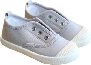 Girls Volleyball Shoes Toddler Boys Girls Low Top Canvas Slip On Shoes Lightweight Casual Kids Sneakers School Runing
