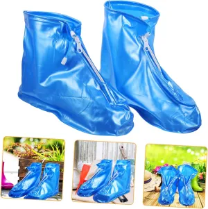 GLEAVI Reusable Rain Boot Protectors Waterproof Shoes Covers for Women Men Rainproof Overshoes Size 44-45