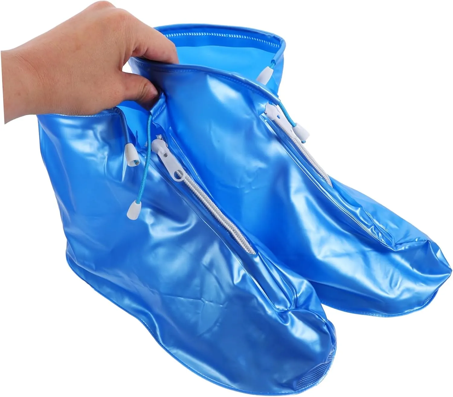 GLEAVI Reusable Rain Boot Protectors Waterproof Shoes Covers for Women Men Rainproof Overshoes Size 44-45