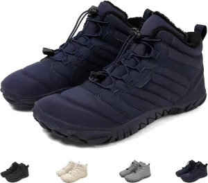Hike Winter Footwear Barefoot Shoes Womens, Waterproof Winter Barefoot Hiking Boots Men, Anti-slip Warm Barefoot Shoes