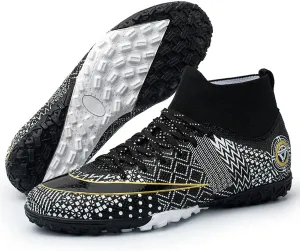 Indoor Soccer Shoes Kids High Top Soft Lightweight,Soccer Cleats Mens Non-Slip Durable,Soccer Shoes Breathable Comfortable
