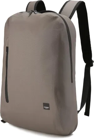 KNOMO Harpsden 15" Waterproof Laptop Business Backpack Lightweight Computer Dry Bag Water Proof Zipper Brown