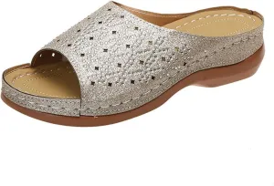 Ladmiple Orthopedic Slippers For Women Plantar Fasciitis Arch Support Orthotic Sandals Flips Flops Slides for Flat feet