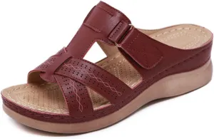 Ladmiple Sandals Women Dressy Summer Flat Arch Support Orthopedic Flip Flops Soft Comfortable Walking Orthotic Slides 2024