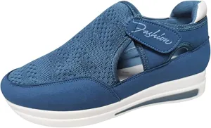 Ladmiple Shoes For Women Sneakers Slip Ons Fashion Casual Athletic Tennis Running Shoes Non Slip Platform Walking Shoes