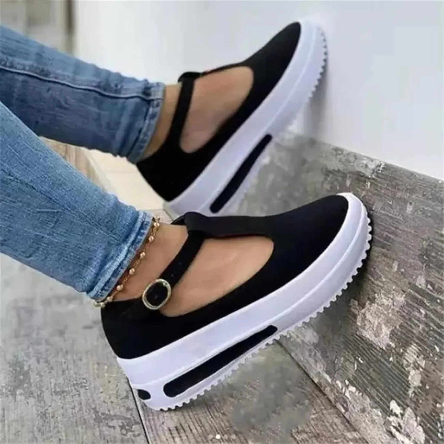 Ladmiple Sneakers For Women Walking Shoes Slip On Fashion Dressy Casual Summer Cute Comfortable Non Slip Flats Loafers