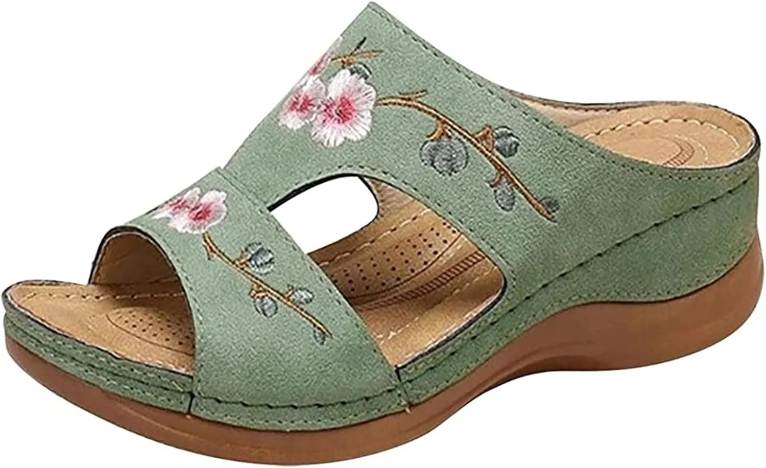 Ladmiple Womens Sandals For Plantar Fasciitis Support Comfort Orthotic Walking Slides Dressy Summer Orthopedic Flip Flops