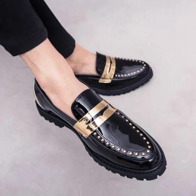 Leather Casual Loafers Men Shoes Comfortable