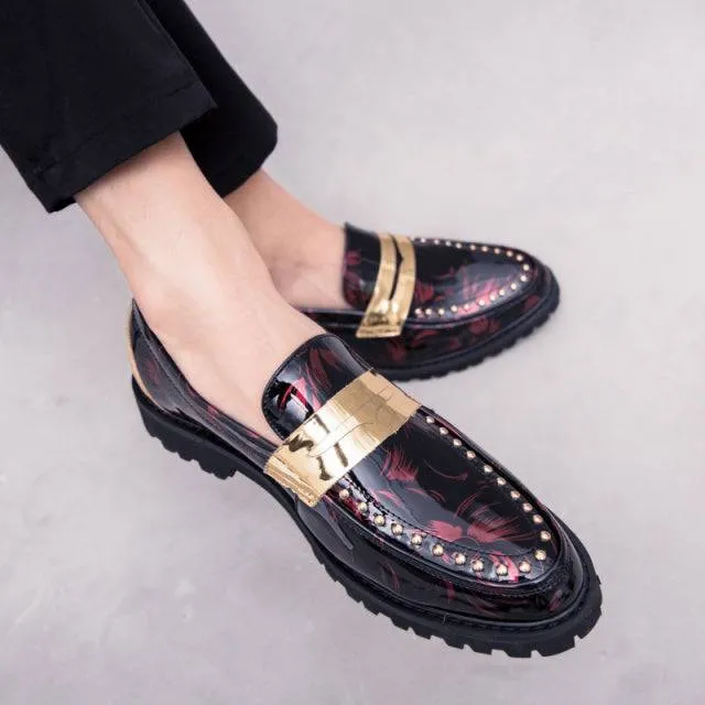 Leather Casual Loafers Men Shoes Comfortable
