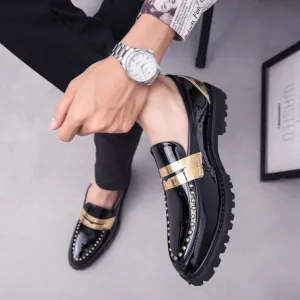 Leather Casual Loafers Men Shoes Comfortable