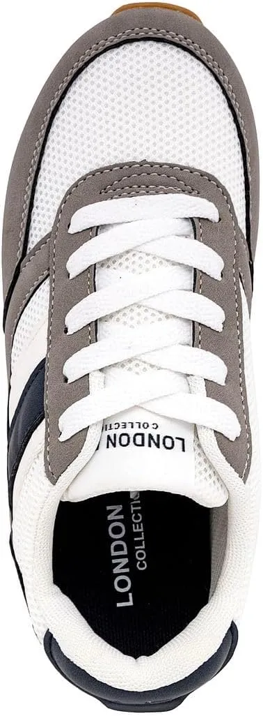 LONDON FOG Kids Boys Kevin Casual Lace-Up Fashion Sneakers Oxford Comfortable Walking Shoe (Big Kid - Little Kid)