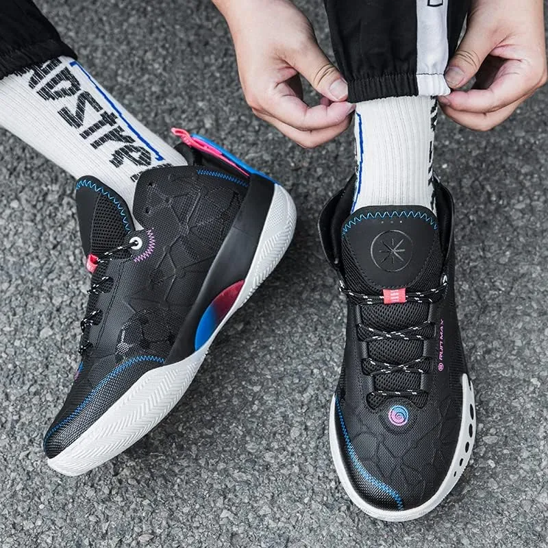 Mens Basketball Shoes Lightweight Breathable Non Slip Outdoor High Top Sneakers Cushioning Workout Boots for Fitness Streetball Shoe Sports Shoe for Running Walking