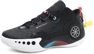 Mens Basketball Shoes Lightweight Breathable Non Slip Outdoor High Top Sneakers Cushioning Workout Boots for Fitness Streetball Shoe Sports Shoe for Running Walking