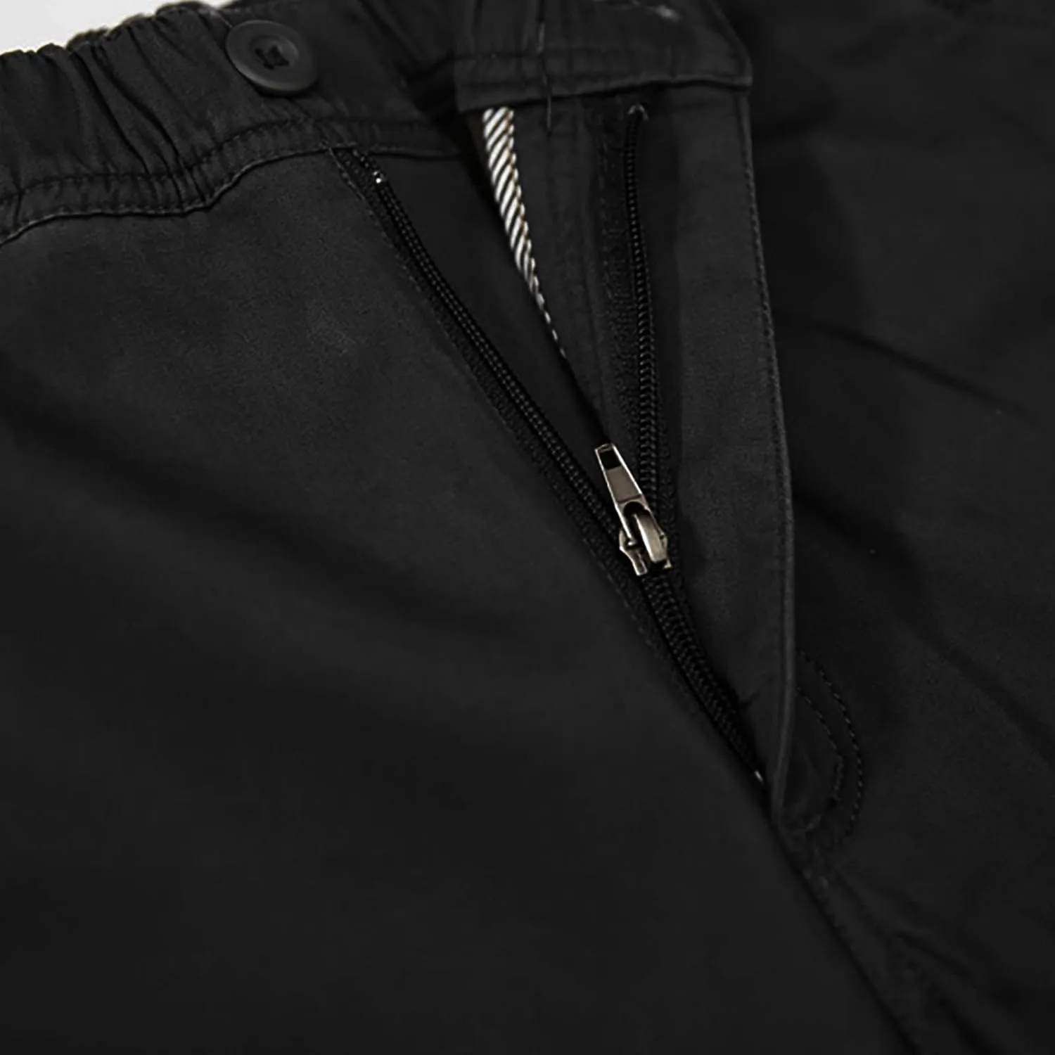 Men's Cargo Sweatpants Lightweight Drawstring Casual Joggers Loose Open Bottom Athletic Pants for Men with Pockets
