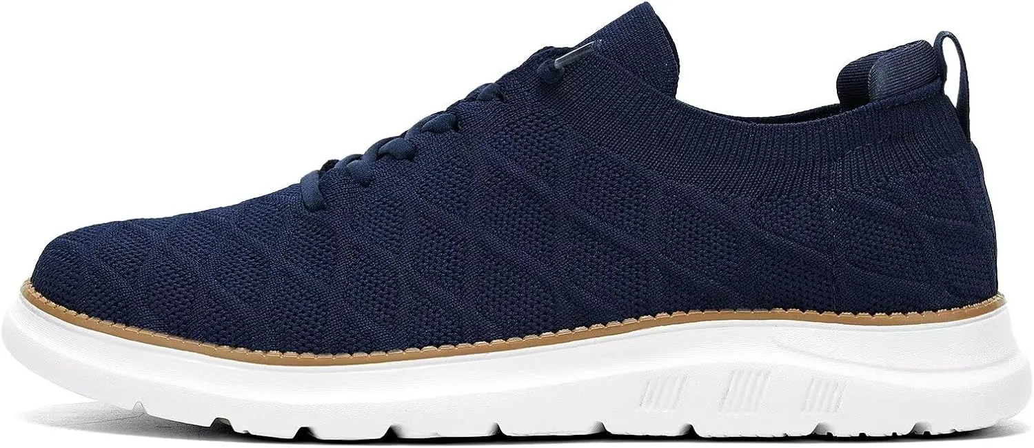 Men's Mesh Sneakers Oxfords Lace-Up Lightweight Casual Walking Shoes Driving Shoes