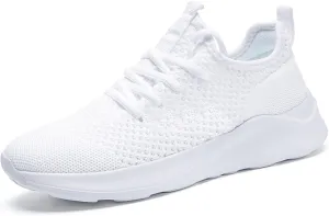 Mens Slip On Sport Running Walking Sneakers Non Slip Lightweight Breathable Knitted mesh Shoes Outdoor Working Casual for Men
