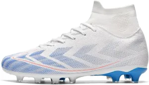 Men's Soccer Shoes Football Cleats High-Tops Lace-Up Non-Slip Spikes Indoor Outdoor TF Turf Futsal Running Sports Athletic Baseball Lacrosse Sneaker