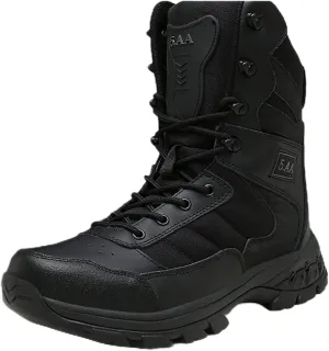 Mens Waterproof Hiking Boots Lightweight Camping Boots Military Tactical Boots Work Boot Blue-EU43/US9