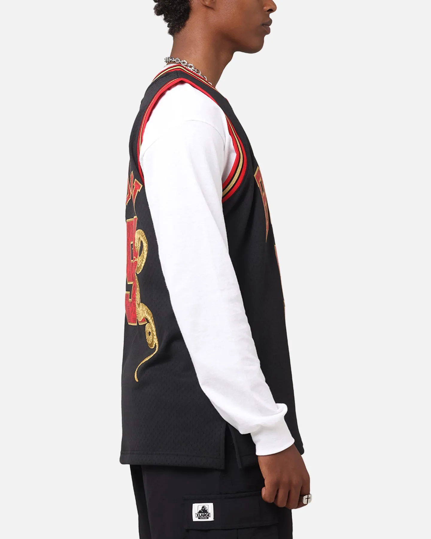 Mitchell & Ness Chicago Bulls Dennis Rodman 1997 Swingman Jersey Black/Gold