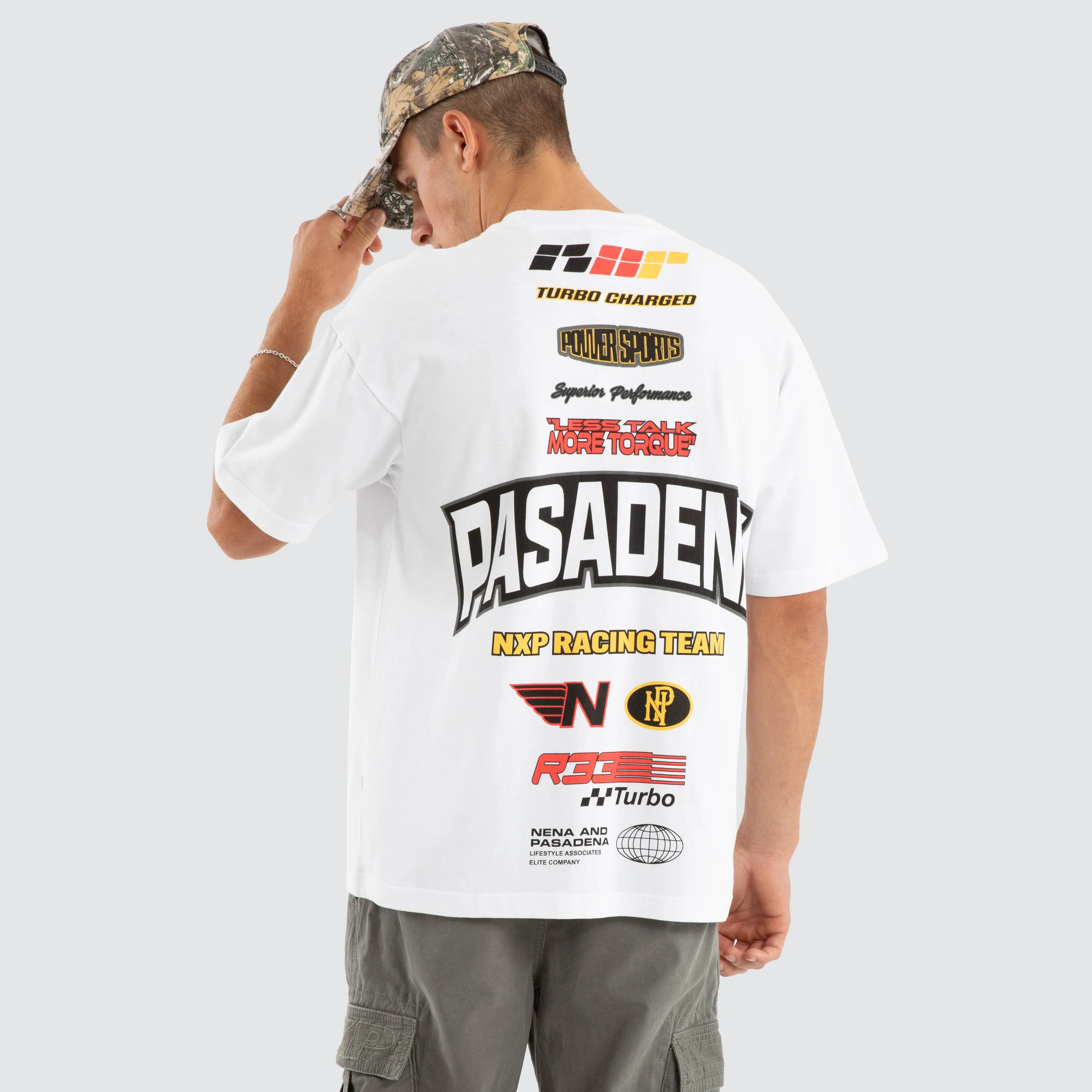 Motor Raptor Tee White