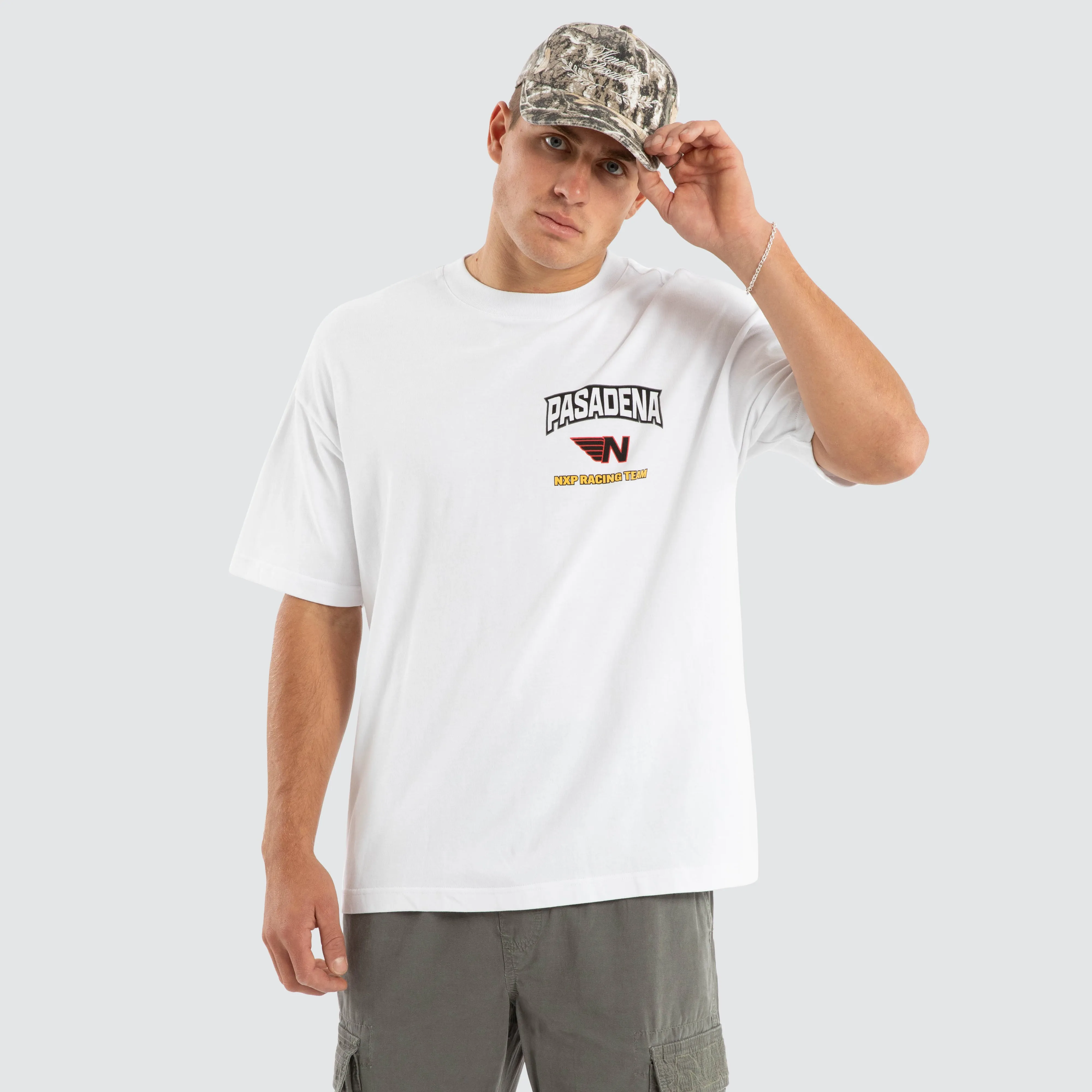 Motor Raptor Tee White