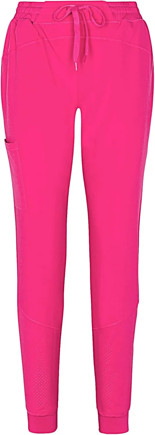 Natural Uniforms Womens Cool Stretch Jogger Scrub Set with Regular and Petite Sizes