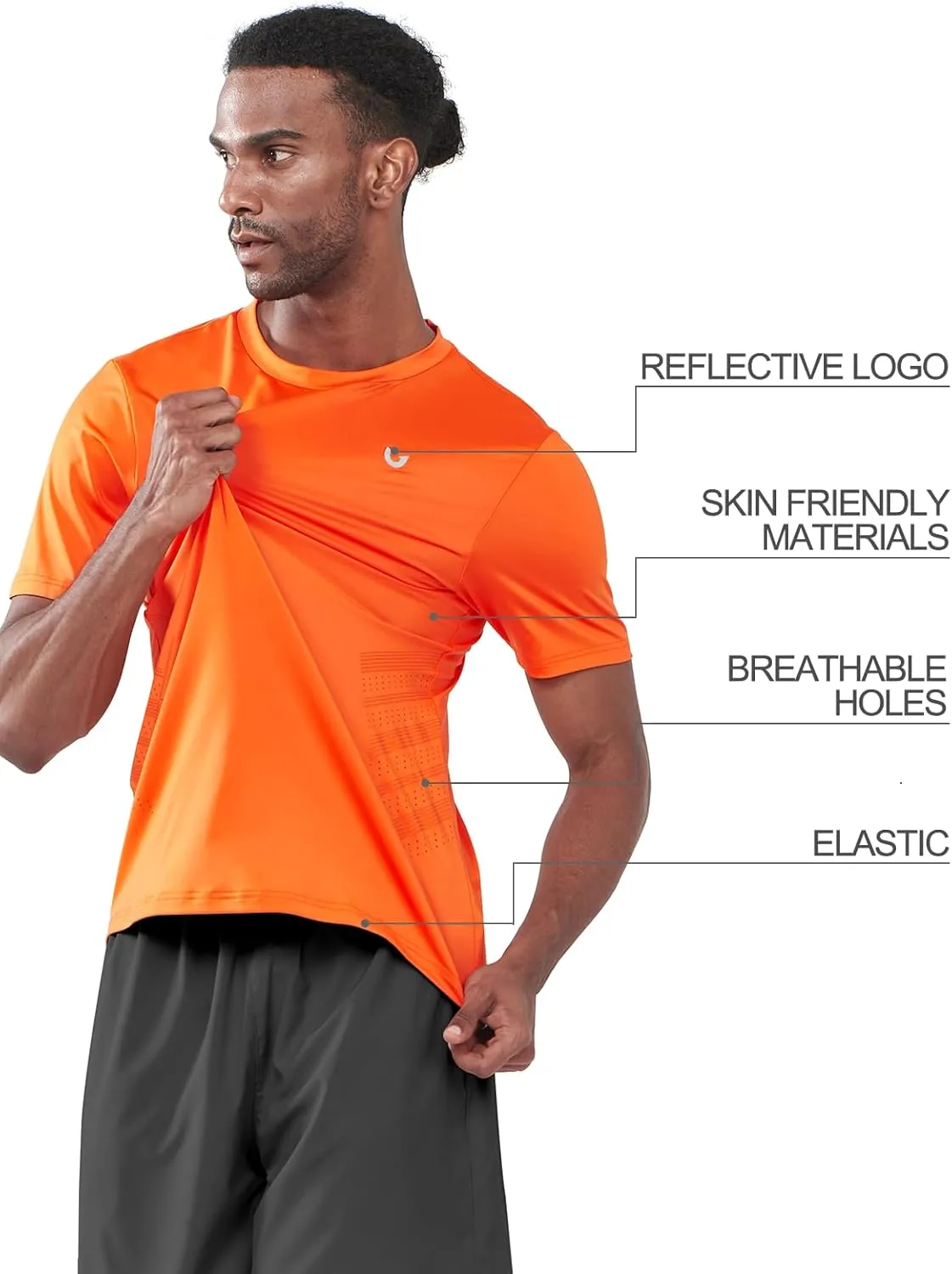 NORTHYARD Breathable 2.0 Men's Athletic Workout T-Shirt