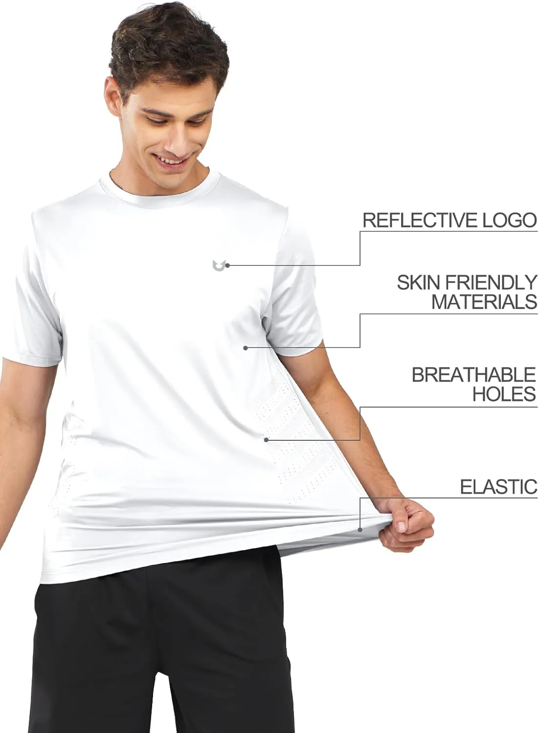 NORTHYARD Breathable 2.0 Men's Athletic Workout T-Shirt